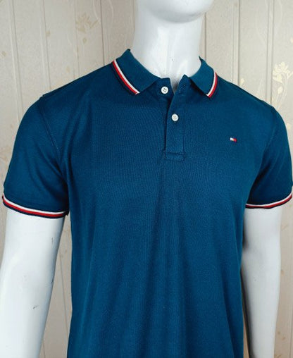 Tommy Hilfiger Polo Shirts Ocean Blue