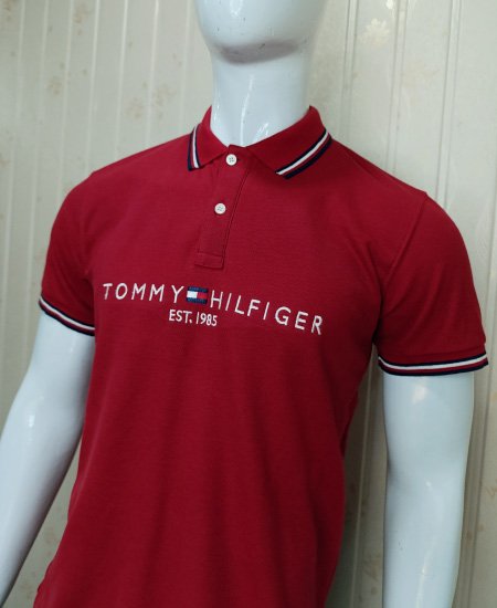 Tommy Hilfiger Red Polo Shirt