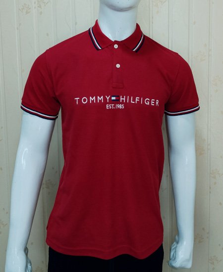 Tommy Hilfiger Red Polo Shirt