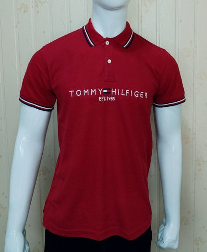Tommy Hilfiger Red Polo Shirt