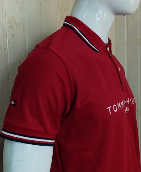 Tommy Hilfiger Red Polo Shirt