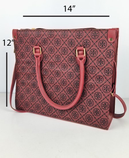 Tory Burch Never Full Handbag Mehroon