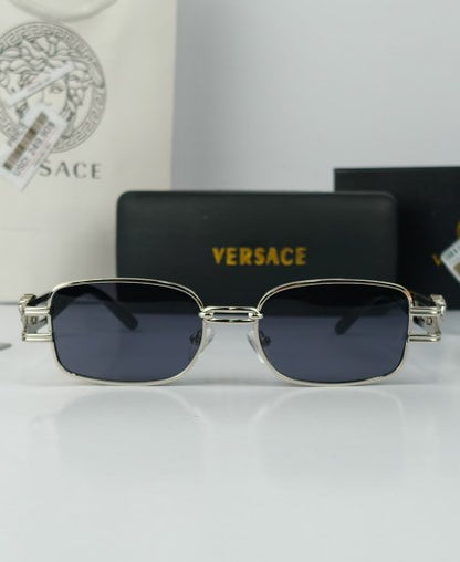 Versace Silver Rectangular Sunglasses VR032