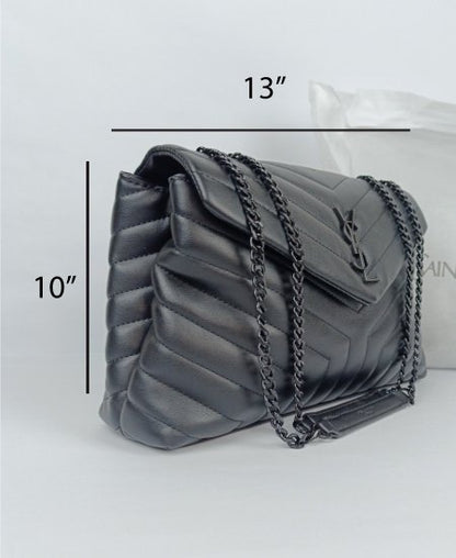 YSL Handbags Black Night