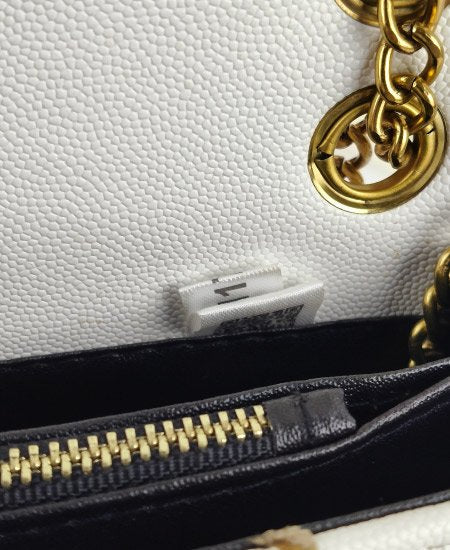 YSL White Handbag 003