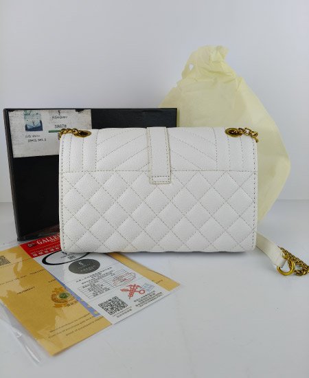 YSL White Handbag 003