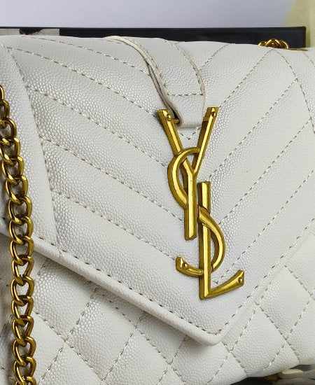 YSL White Handbag 003