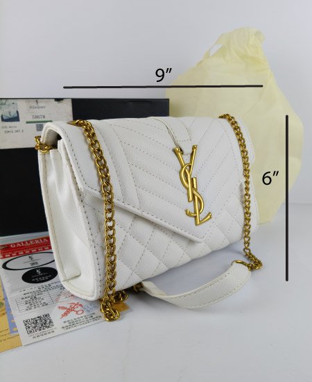 YSL White Handbag 003
