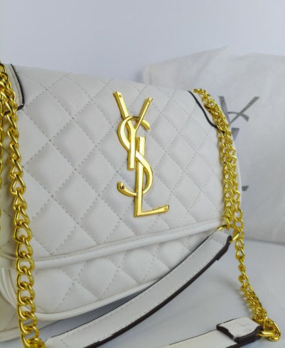 YSL White Handbag 004