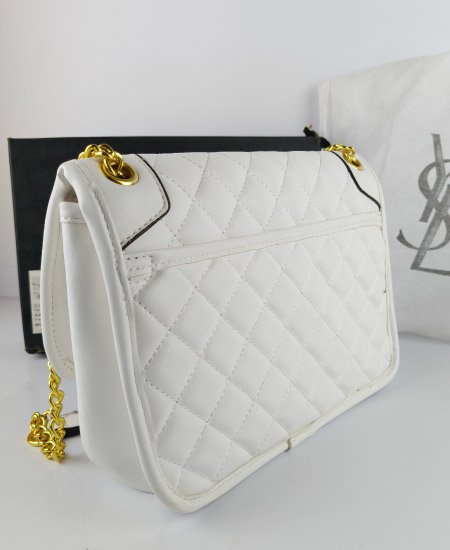 YSL White Handbag 004
