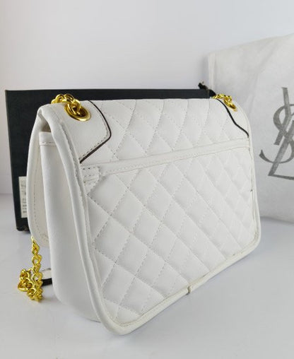 YSL White Handbag 004