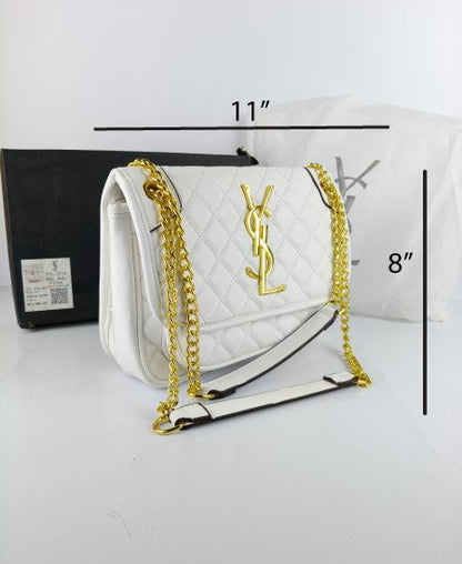 YSL White Handbag 004