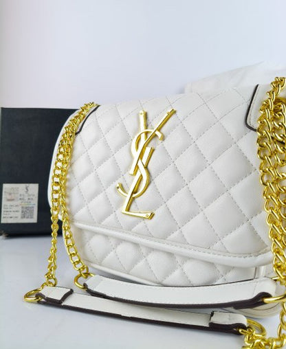 YSL White Handbag 004