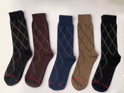 TOMY HIFIGR GIFT BOX ARGYLE MIX SOCKS
